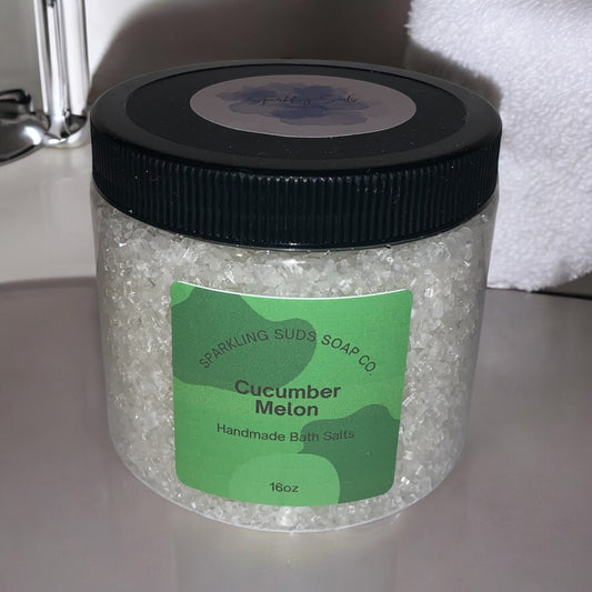 Cucumber melon bath salts